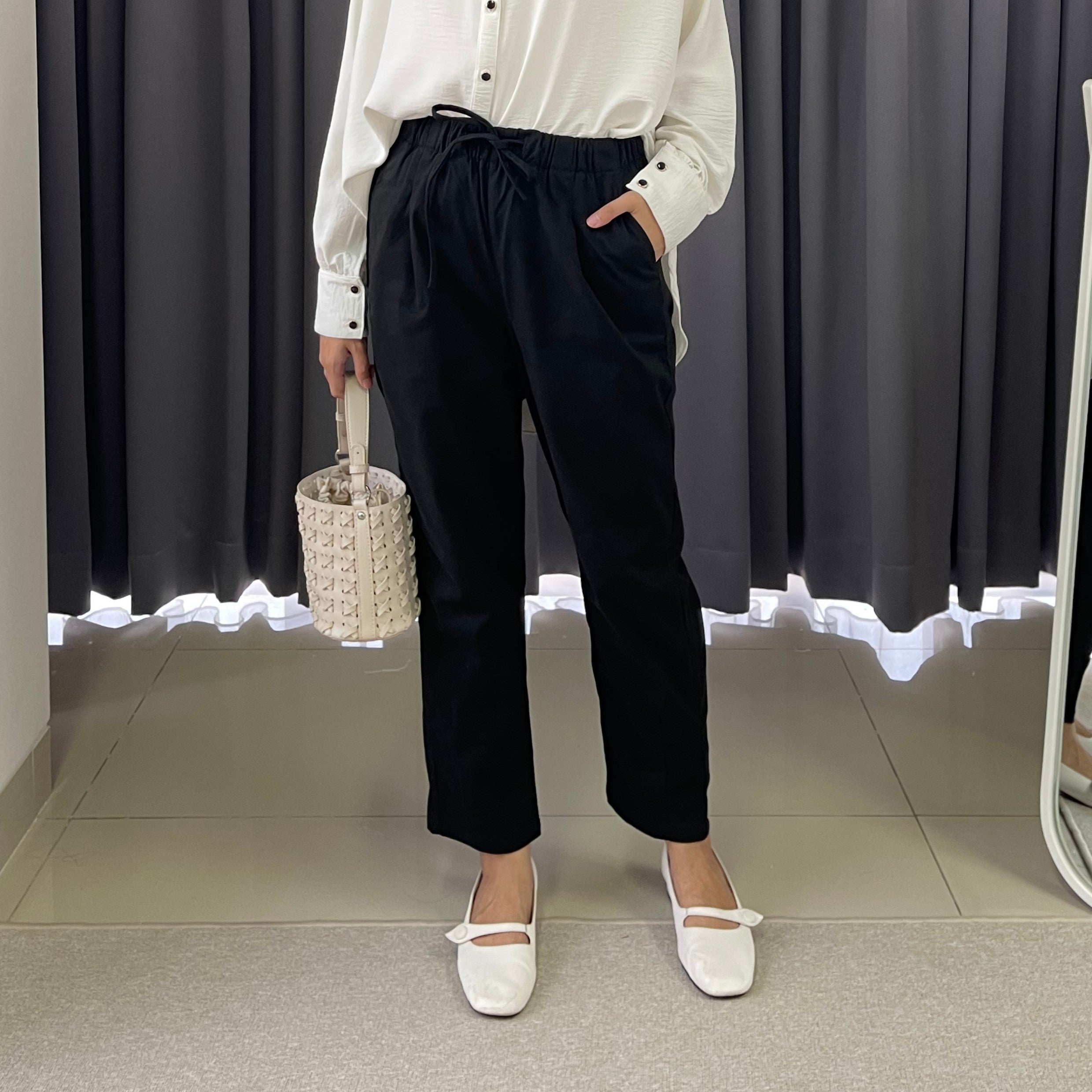 Image of Eclemix Pants Gaaram | Celana Panjang Pencil Wanita Daily Basic Strecth